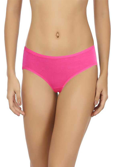 Plus Size Pure Magenta Cotton Panties Pack of 2