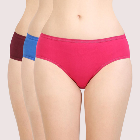 Cotton Hipster Panties Wholesale Lot 12-Piece