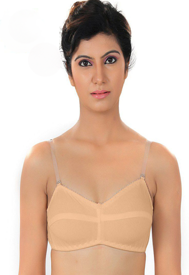 Cool Creamy Transparent Strap Bra Pack Of 2