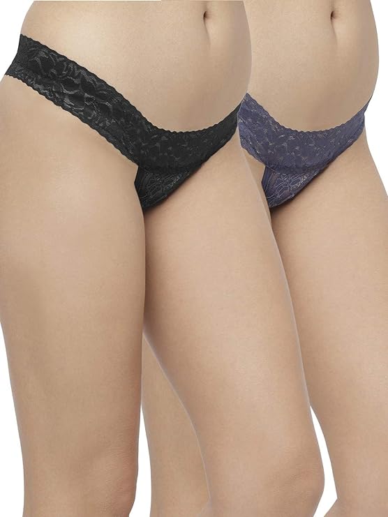 Women's Fashionable Thong Panties Pack of 2