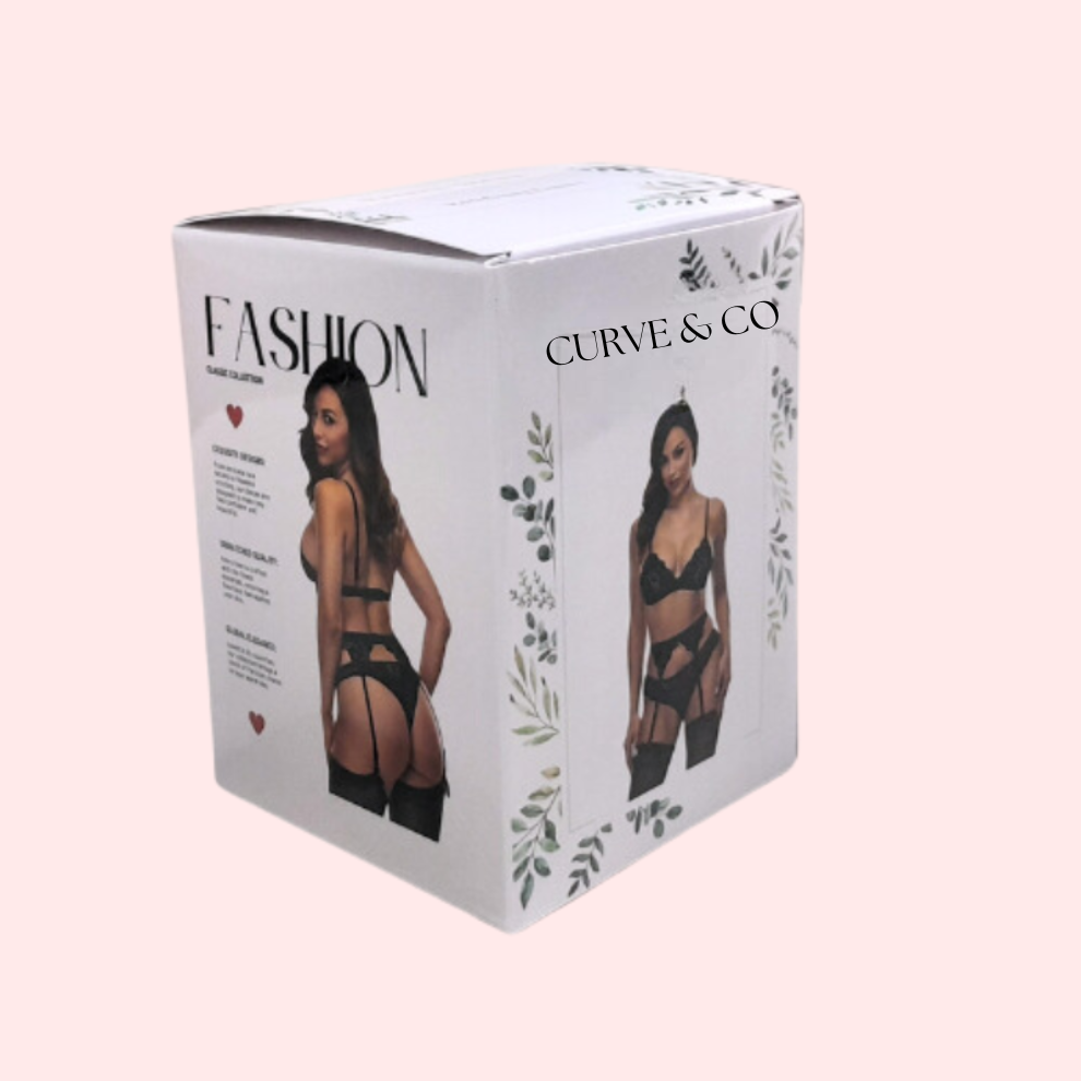 Curve&Co Seductive Roleplay Costume Set with Luxury Panty Gift