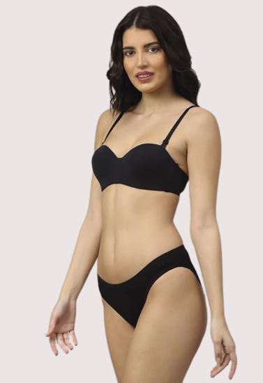 Casual Cotton Comfort Bra Panty Set Pack of 2