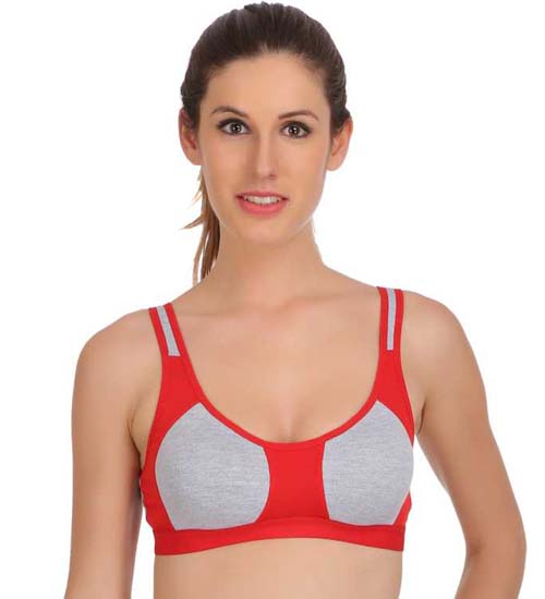 Medium Impact Sports Bra Panty Set Pack of 3