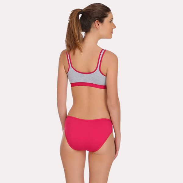Trendy Sports Bra with Panty for Women Pack of 2