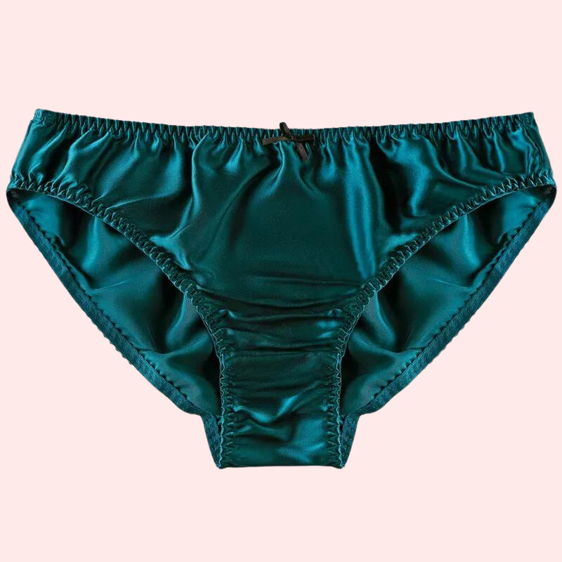 Curve&Co Ultra Luxury Silk Satin Lace Briefs Gift Box