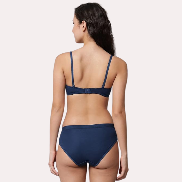 Classic Cotton Sexy Bra & Panty Set Pack of 2