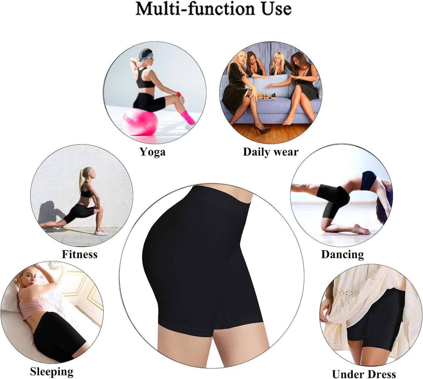 Ice Silk Seamless Women's Shorts Panty Pack of 2