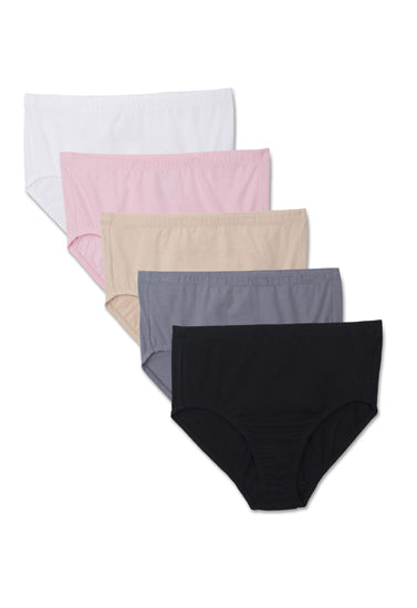 Beauty Soft Elastic Plus Size Panties Pack of 5