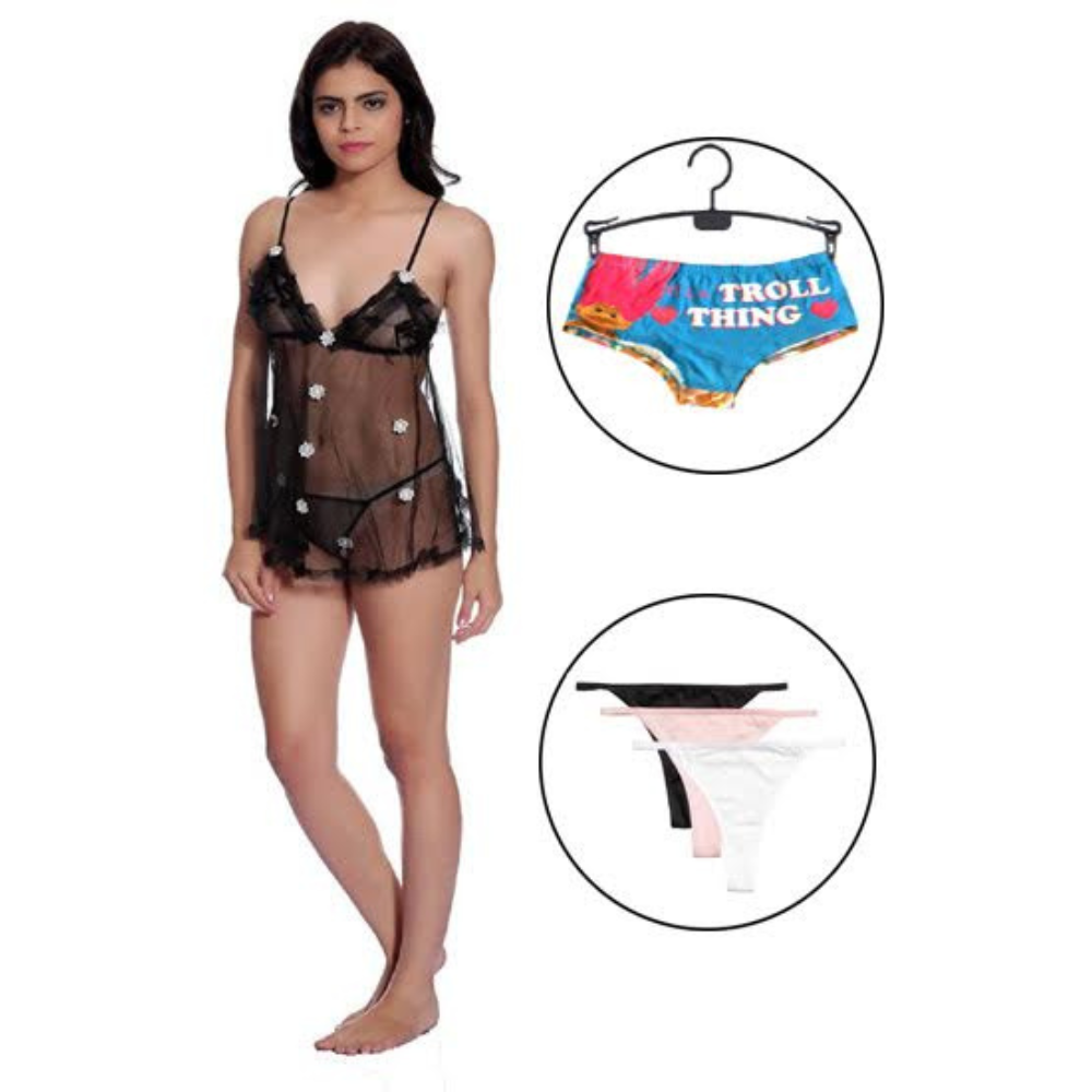 Sexy & Romantic Lingerie First Night Gift Pack