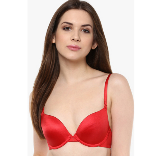 Smooth Sexy Hot Red Bridal Bra Pack Of 2