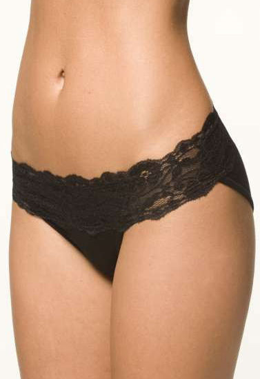 Cheeky Black Lace Transparent Panty