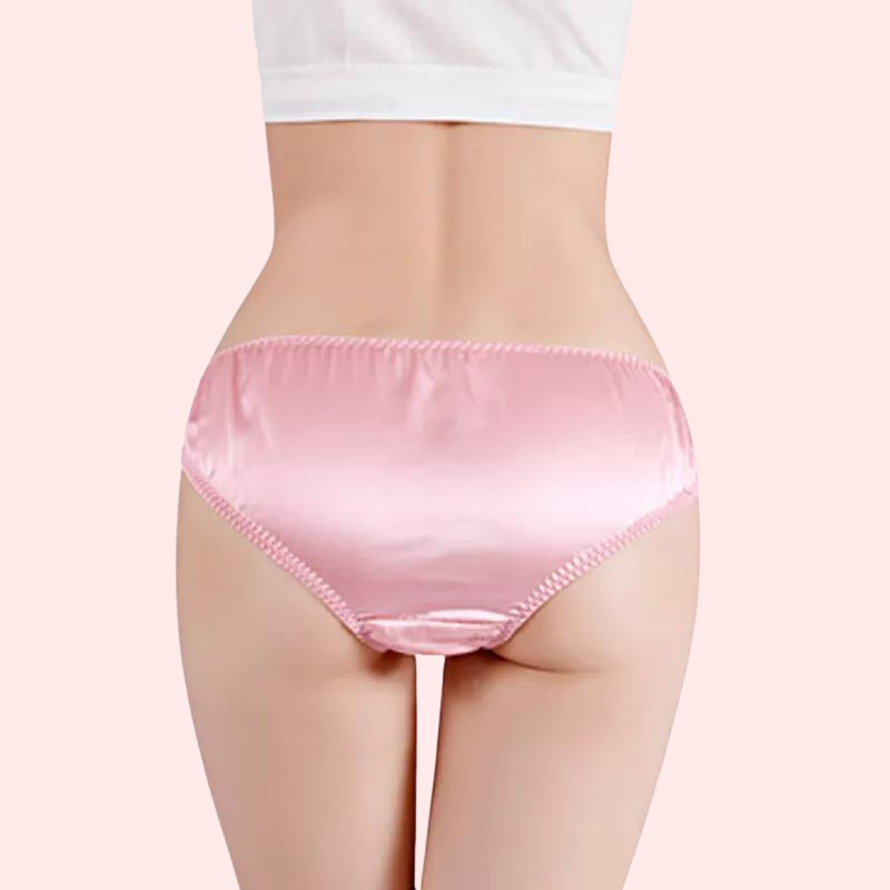 Curve&Co Luxury Silk Panties Cheeky Bow Gift Box