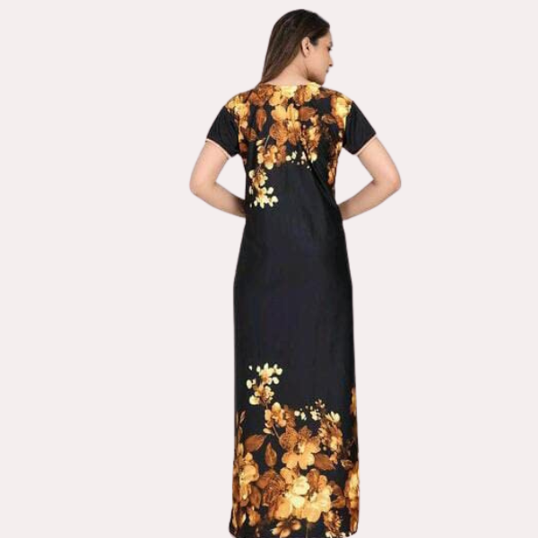 Satin Maxi Nightgown For Women