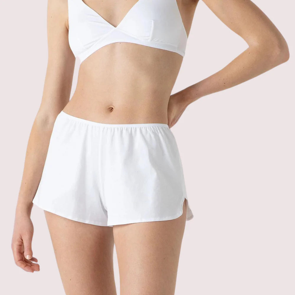 White Organic Cotton French Knickers