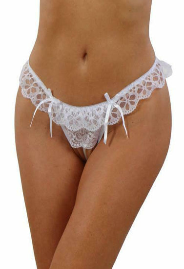 Curve&Co Extra Plus Size Pearl Lace Thong