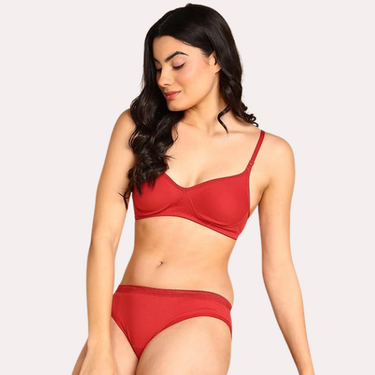 Soft Cotton Lingerie Set For Her Pack of 2