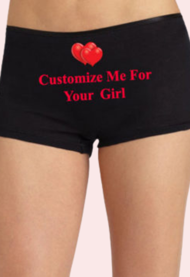Cozy Waistband Boyshort Customize For Your Girl