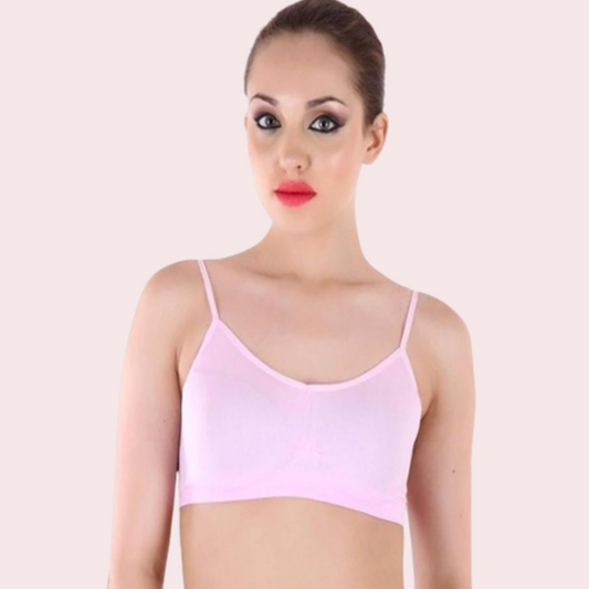Blush Comfort Light Pink Bra Non Padded Pack of 2