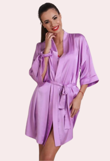 Silken Charm Wrapped in Women's Seduction Robe