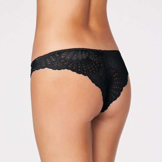 2 Classic Lace Sultry Tanga Thong Underwear
