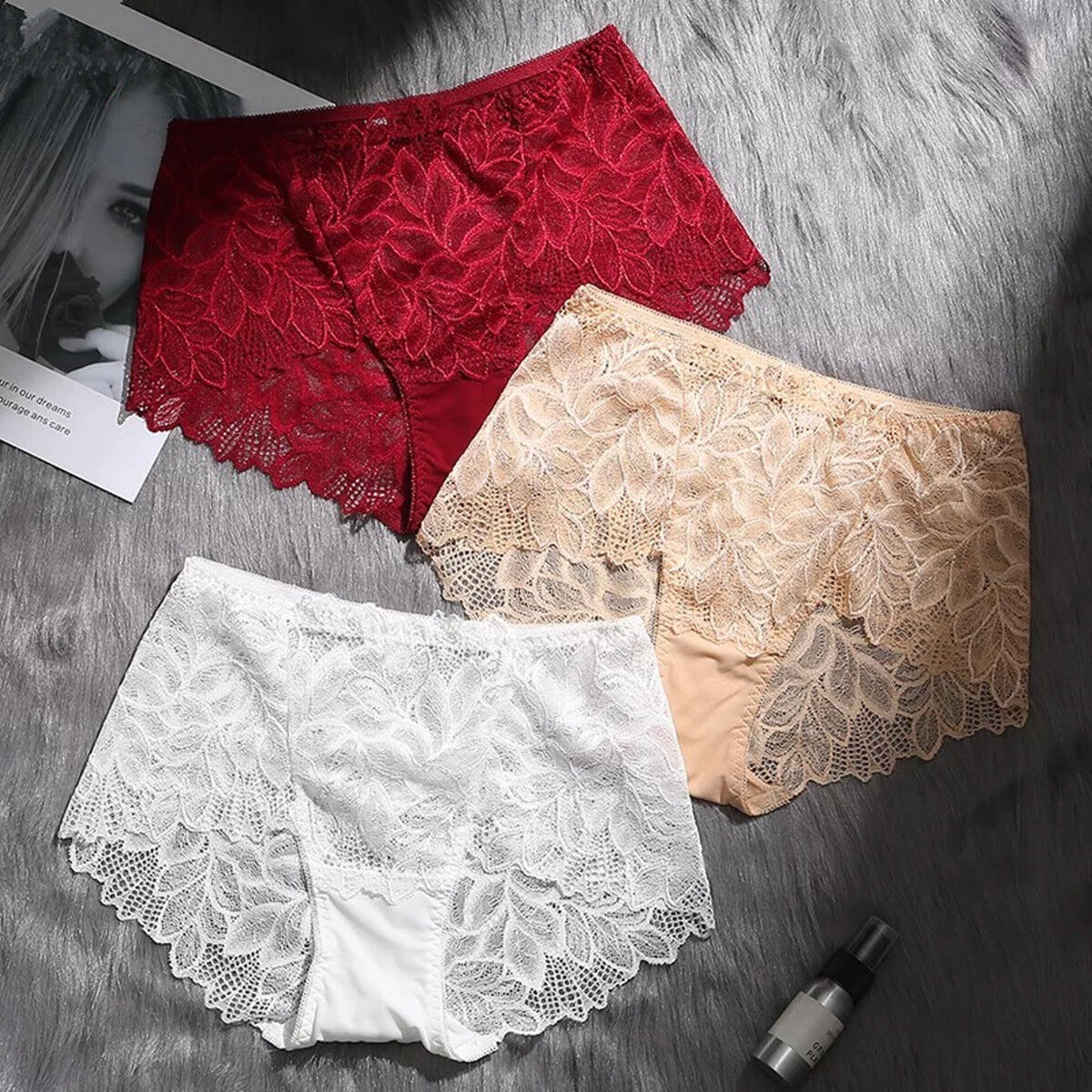 Ladies High Waist Boxer Briefs Pack of 4