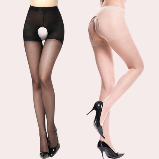 Crotchless Tights Open Crotch Tights ( 2 Pack )