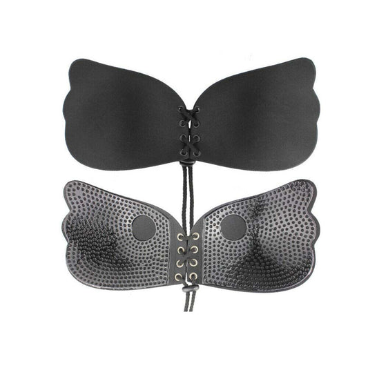 Solid Non-wired Padded Stick-on Push-up Bra