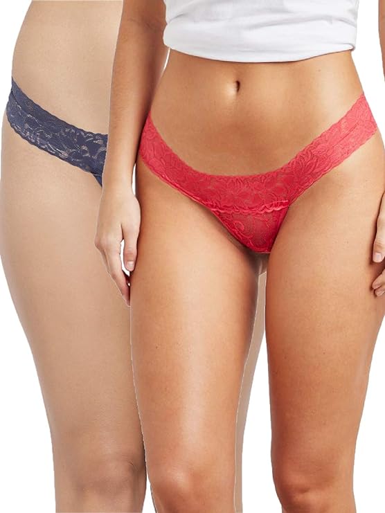 Women's Fashionable Thong Panties Pack of 2