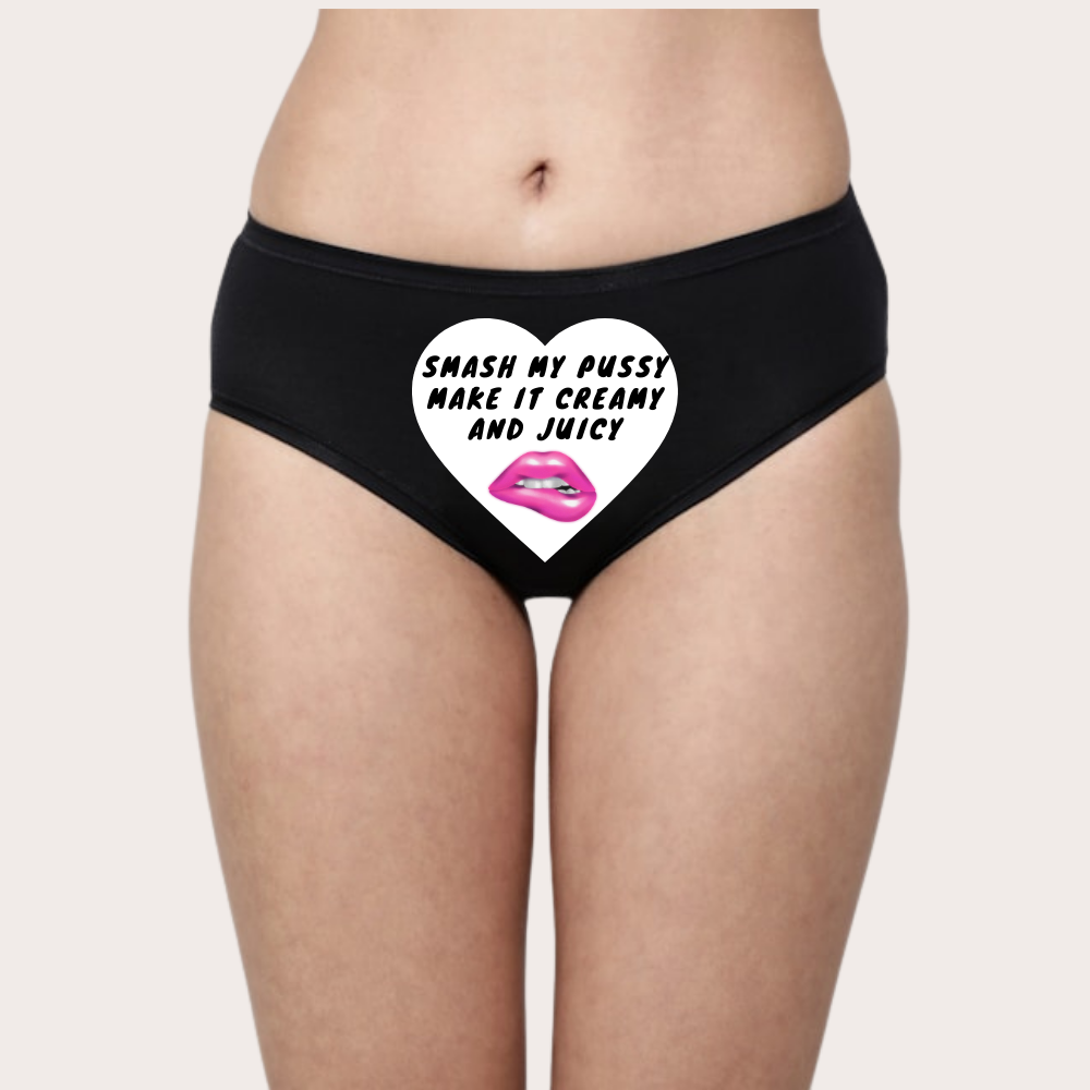Personalized Love Note Naughty Panty