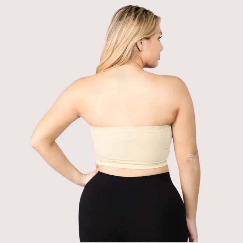 Sexy Tube Bandeau Bra Tops for Women Pack of 2