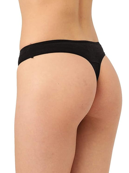 Women's Everyday Thong Panty Set Pack of 3