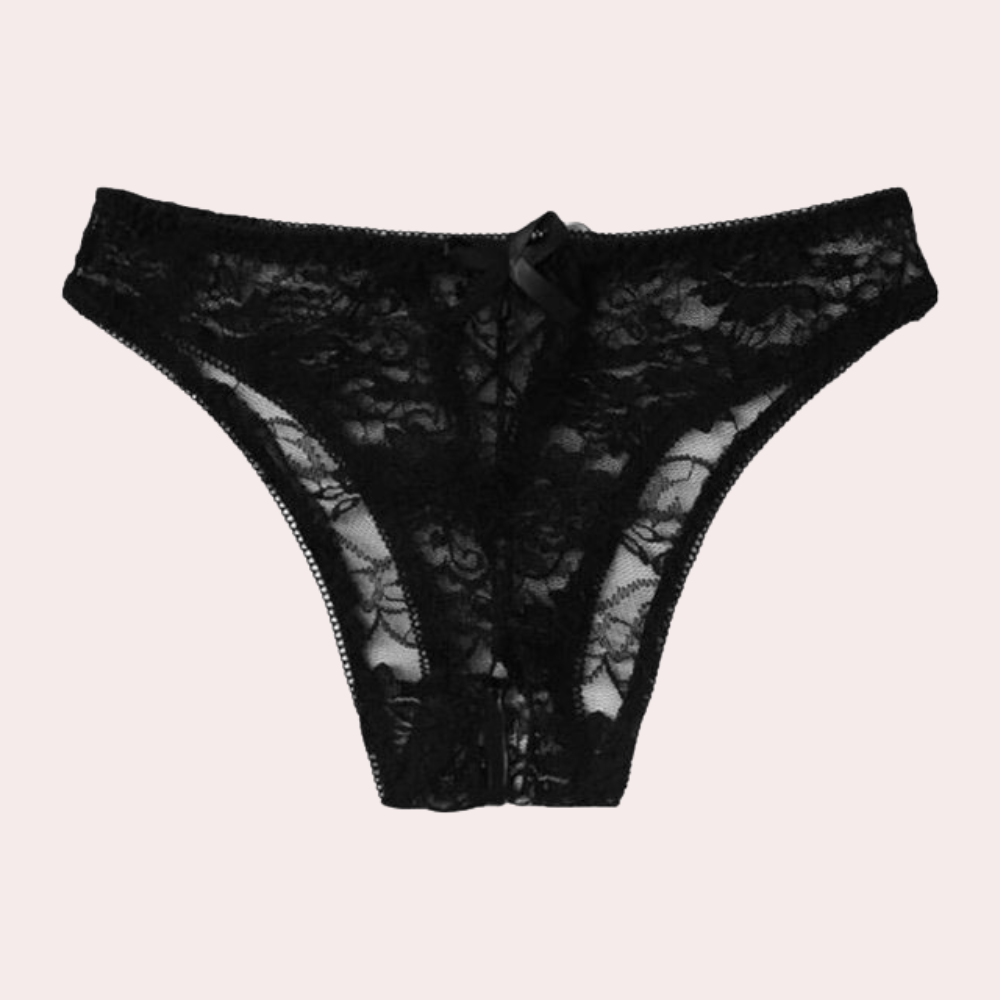 Sexy Floral Lace Crotchless panty 2 Pack