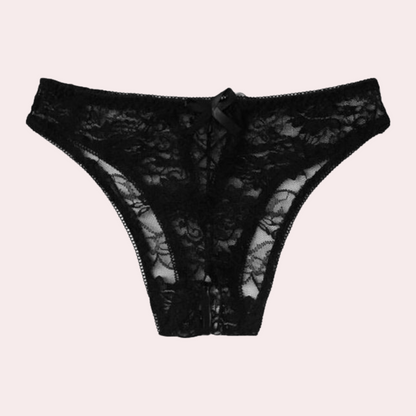 Sexy Floral Lace Crotchless panty 2 Pack