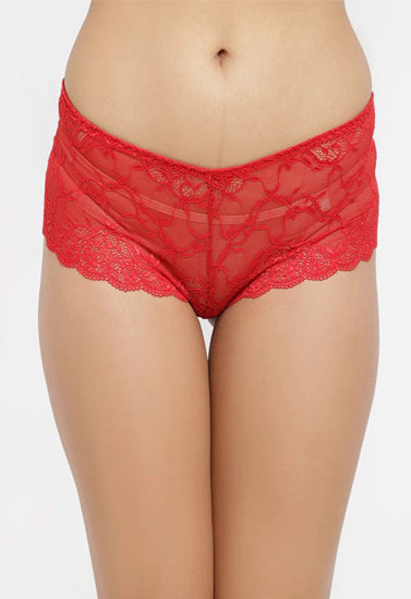 Stylish Lacy Hip-Hugger Boyshort