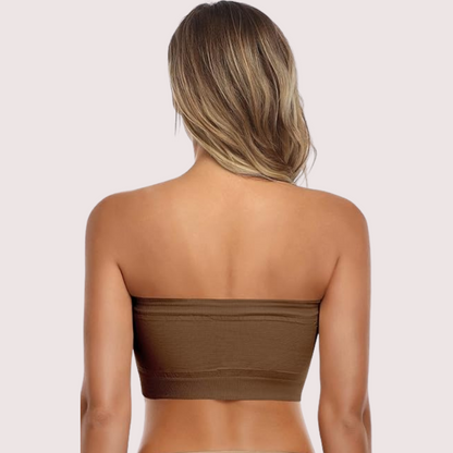 Non-Padded Strapless Tube Bras Pack of 2