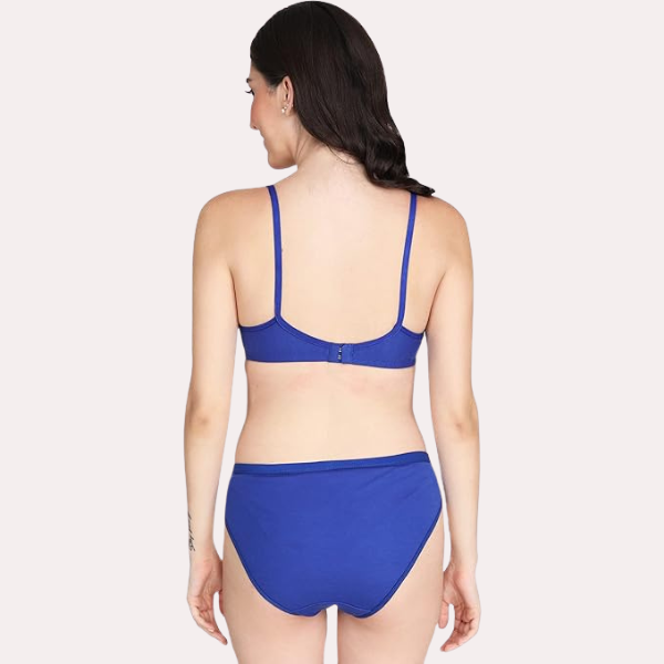 Non-Padded Bra Panty Set for Women Pack of 2