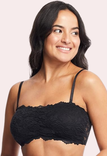 Adjustable Strap Tube Bra for Women Unpadded