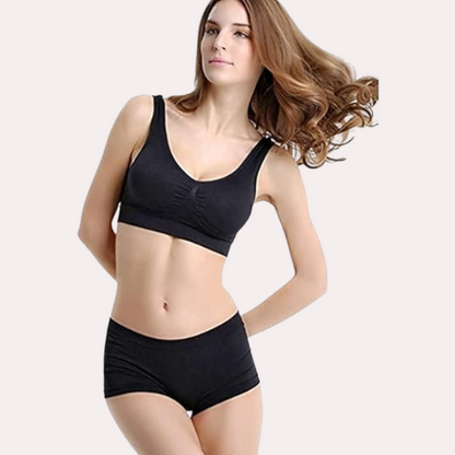 Sports Bra Panty Set for Active Women Pack of 2