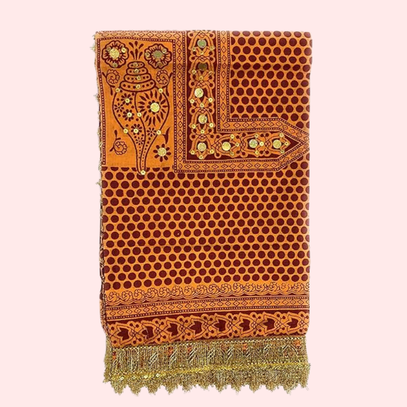 Fashion & Heritage Women’s Solid Cotton Pichora Elegant Dupatta