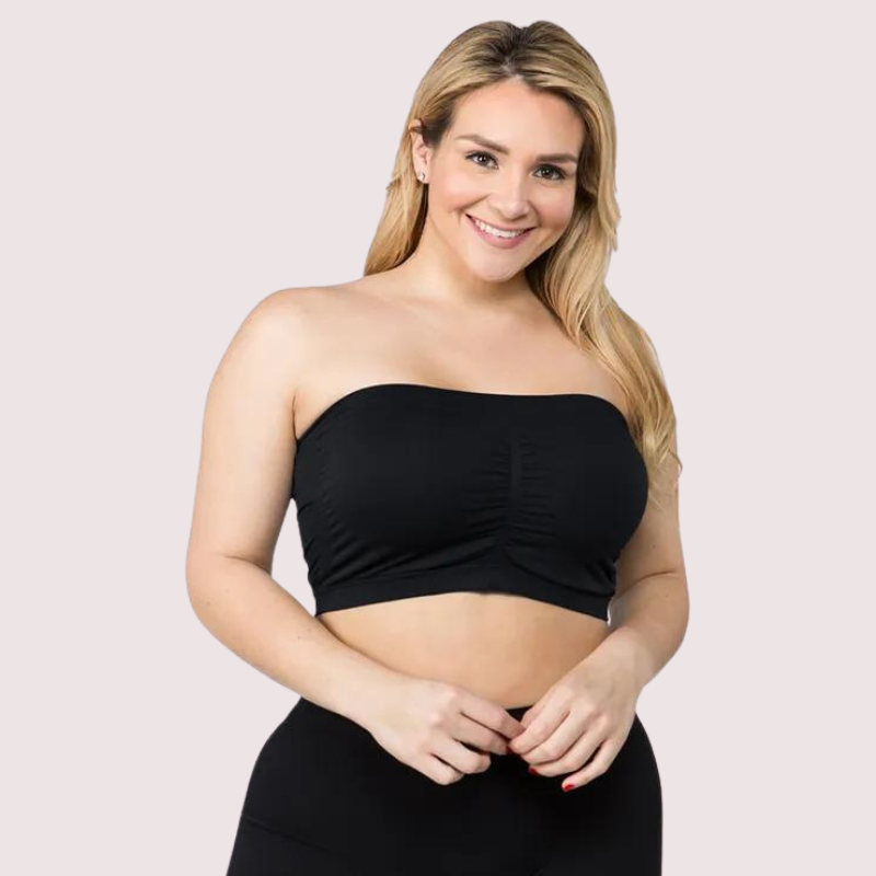 Tube Bandeau Bra Tops for Women Pack of 2