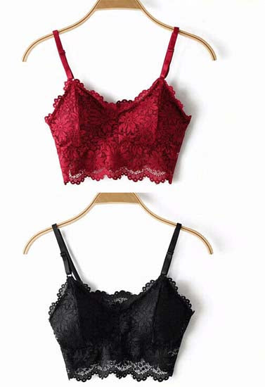 Luxury Lace Padded Bralette Pack Of 2