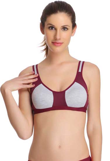 Medium Impact Non Padded Sports Bra Pack Of 3