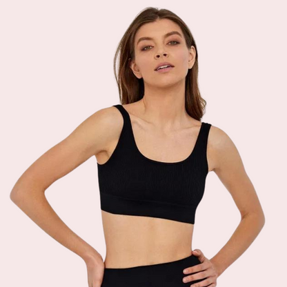 Black High Impact Seamless Perfect Fit Sports Bra