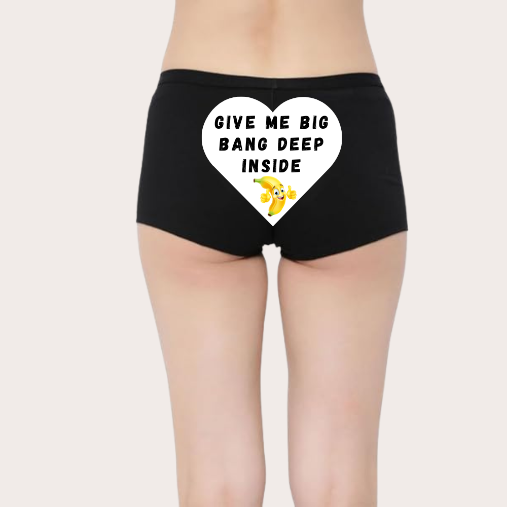 Custom Naughty Quotes Panty For Intimate Moments