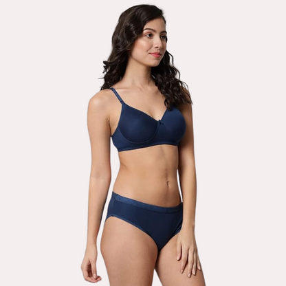 Classic Cotton Sexy Bra & Panty Set Pack of 2