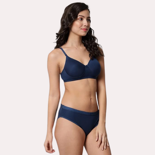 Classic Cotton Sexy Bra & Panty Set Pack of 2
