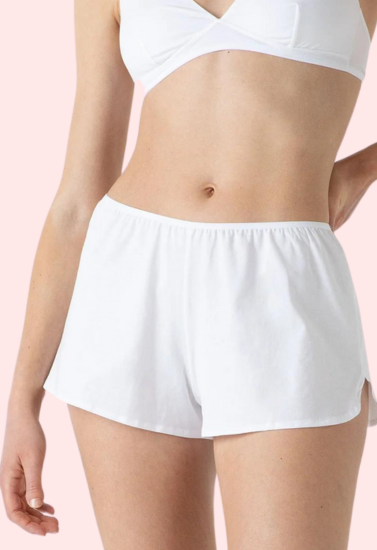 White Organic Cotton French Knickers
