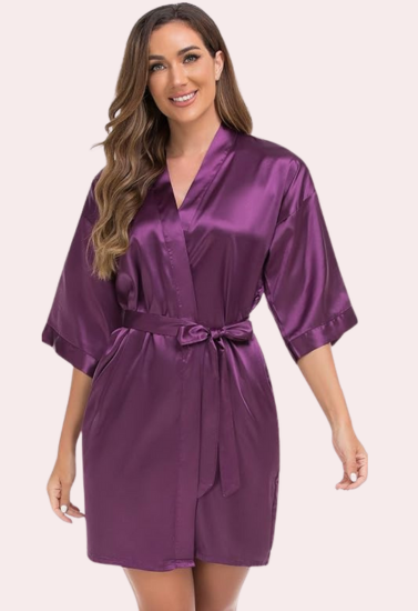 Lavish Silk Robe Perfect for Evening Soirées
