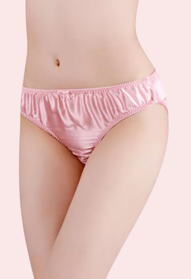 Curve&Co Luxury Silk Panties Cheeky Bow Gift Box