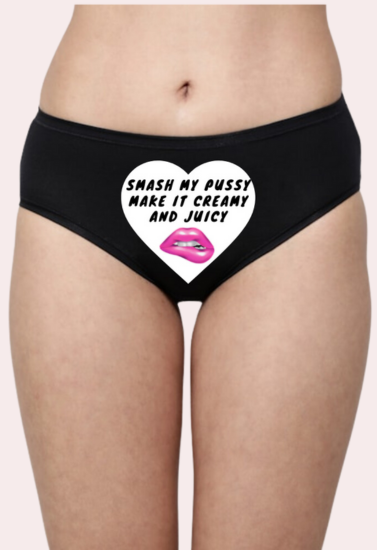 Personalized Love Note Naughty Panty